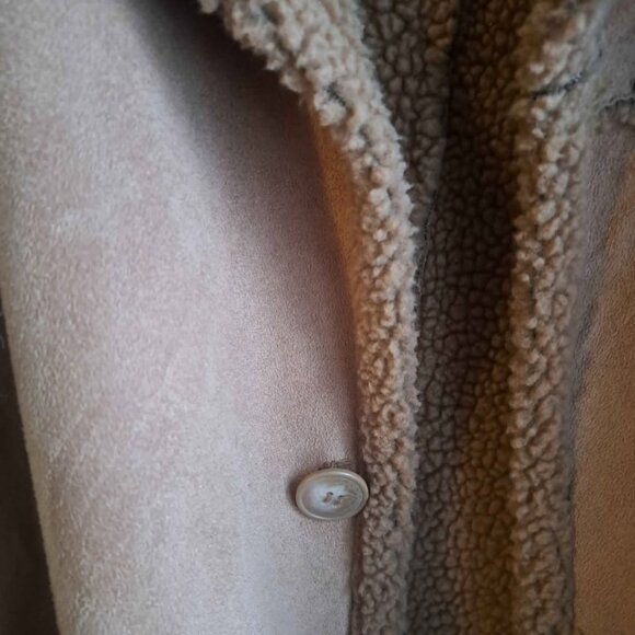 Brown Faux Shearling Coat – Point Zero - Picture 4 of 4